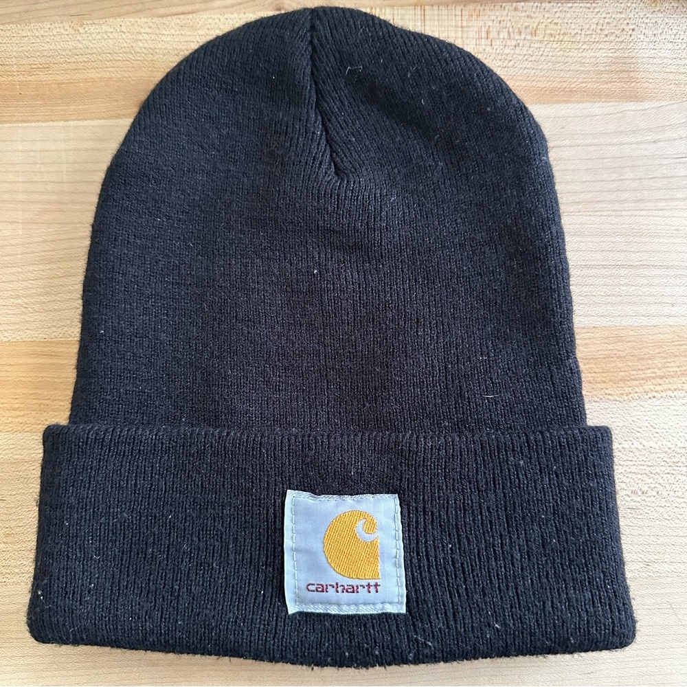 Carhartt Knit Cuffed Beanie in Black